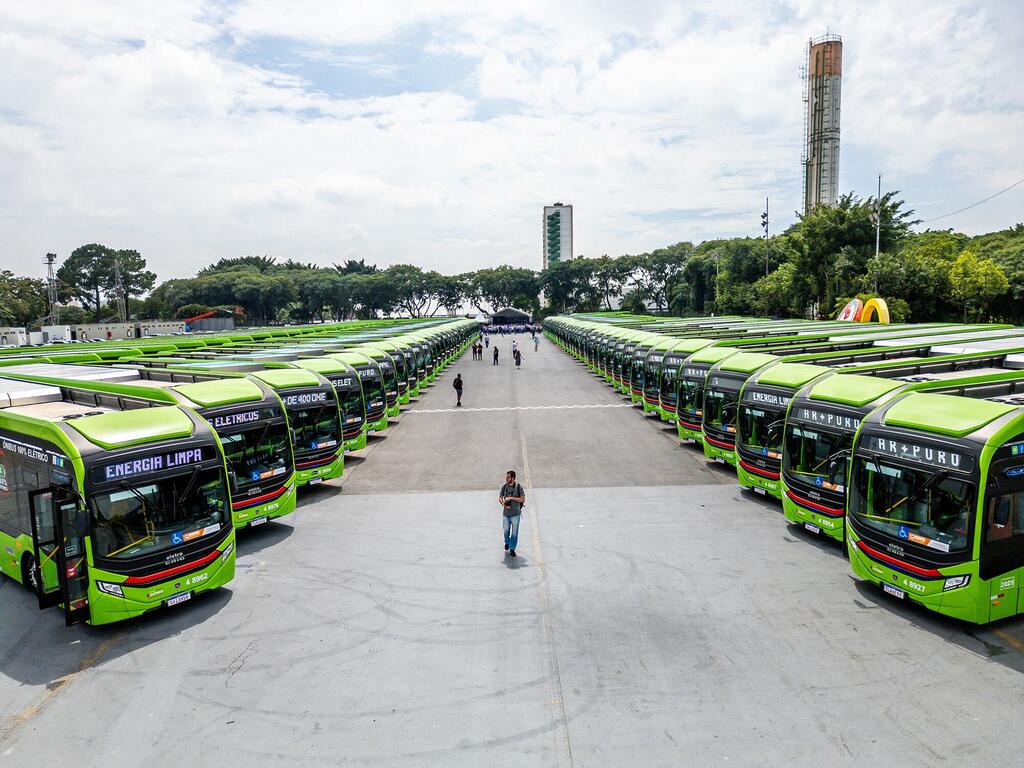 New Electric Buses for the City of São Paulo in Brazil.